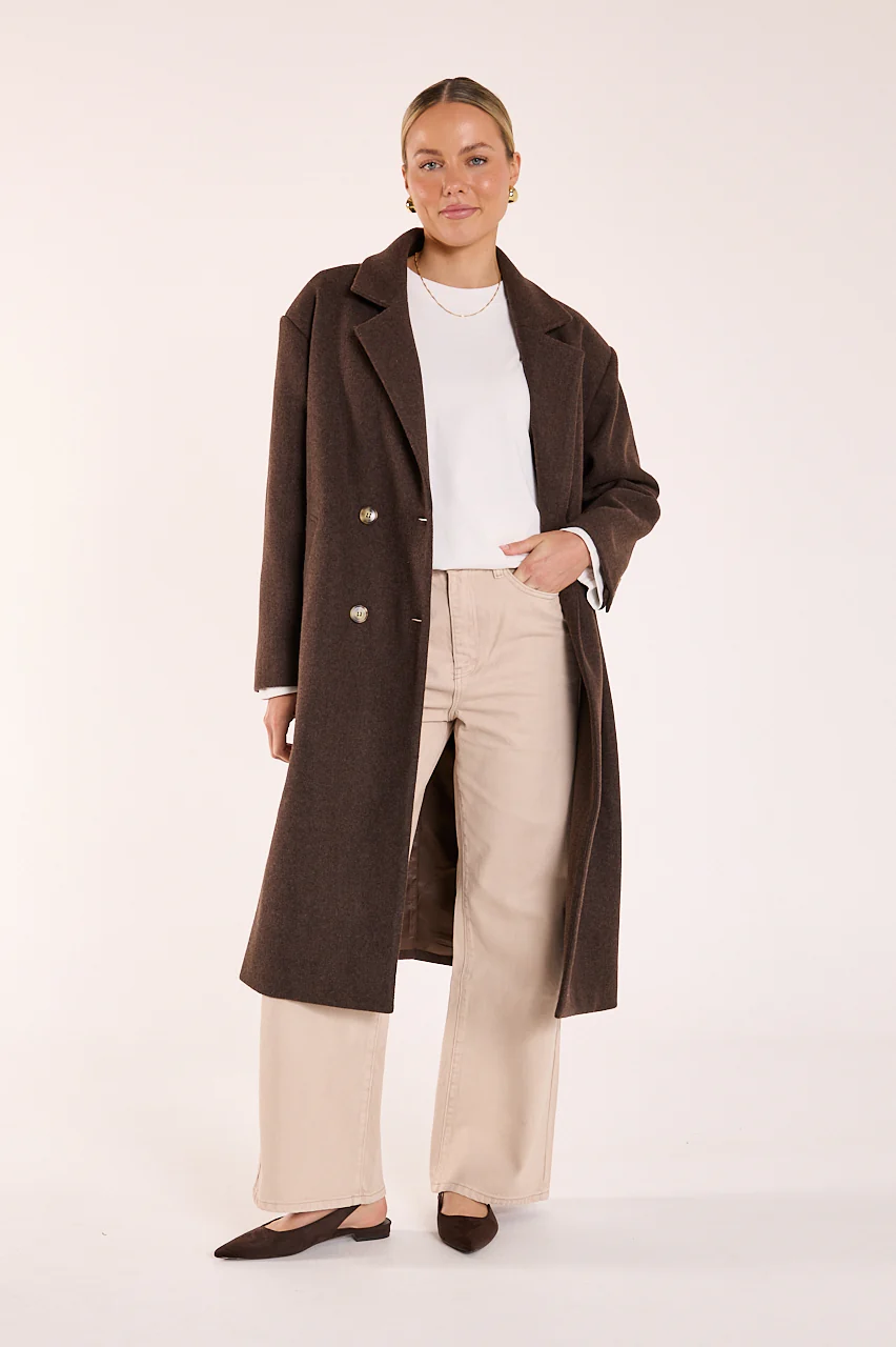 Marlow Coat - Chocolate - Image 2