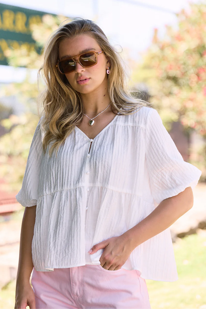 Michelle Top - White - Image 2