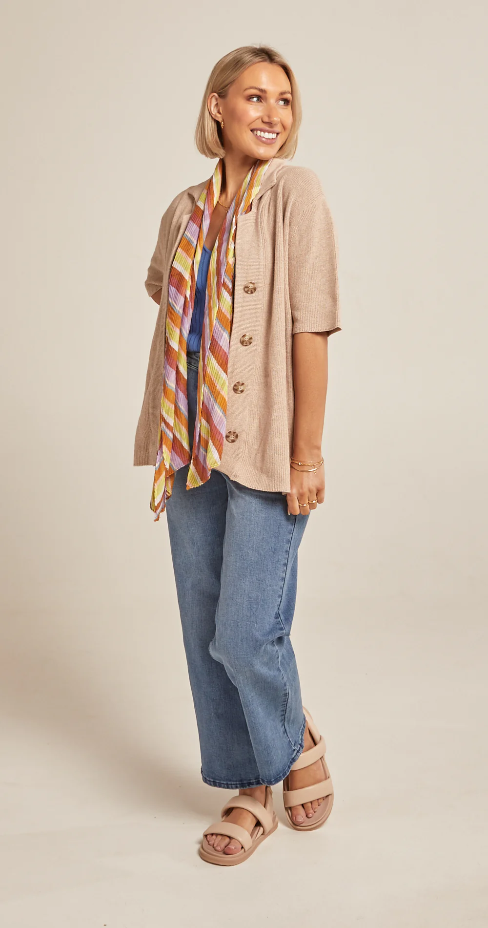 Mila Scarf - Sunset Stripe