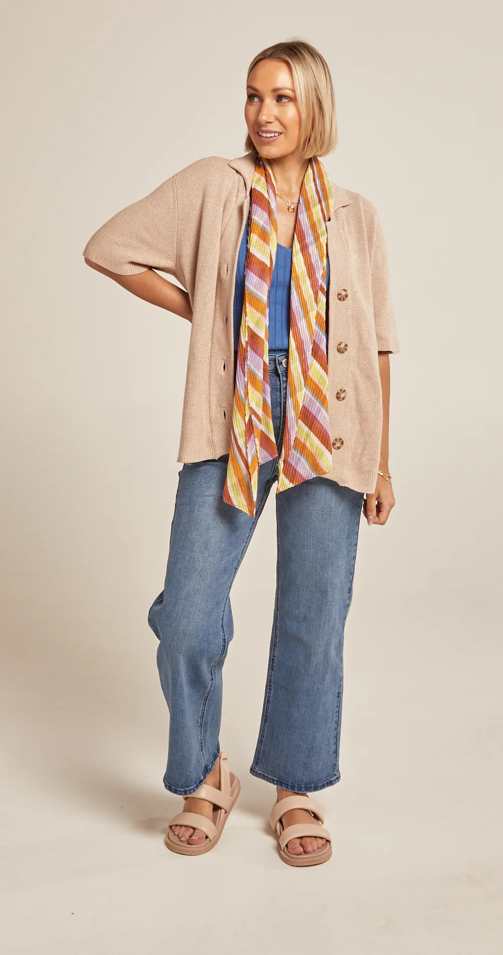 Mila Scarf - Sunset Stripe - Image 3