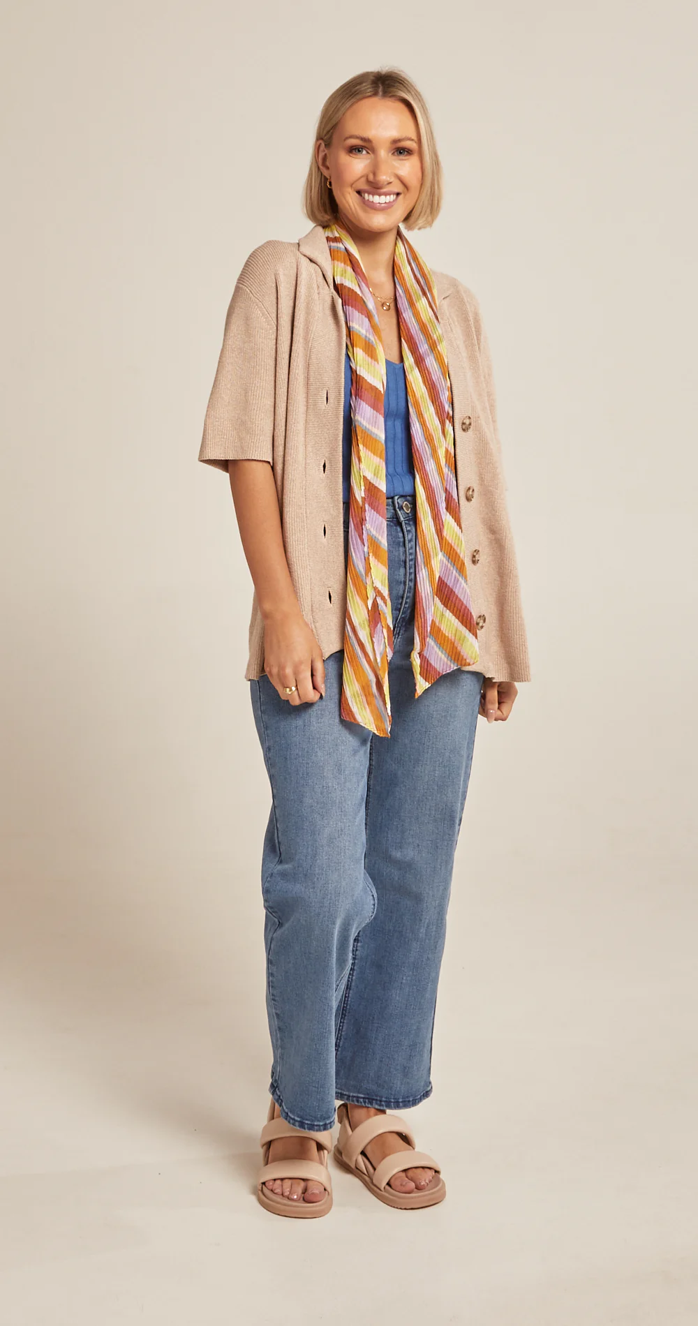 Mila Scarf - Sunset Stripe - Image 6