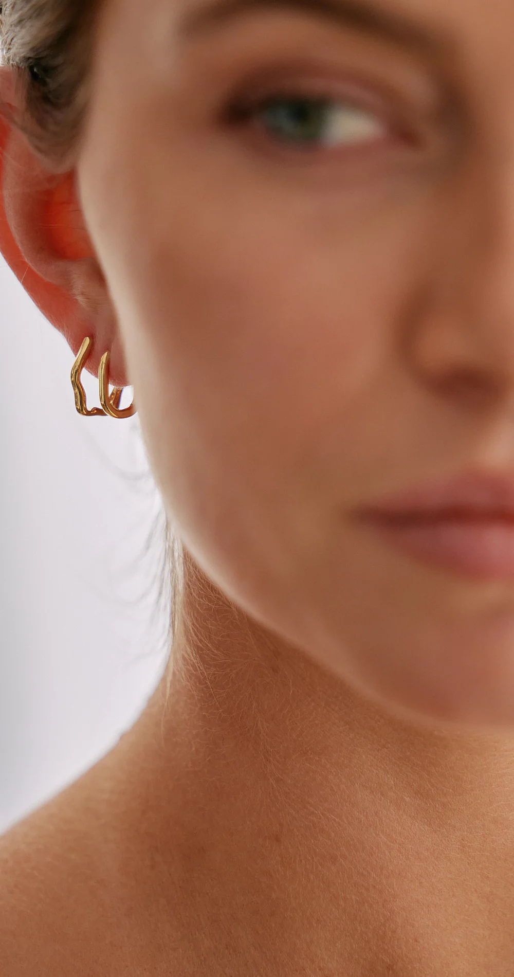 Milly Hoop Earrings 2 Pack - Gold