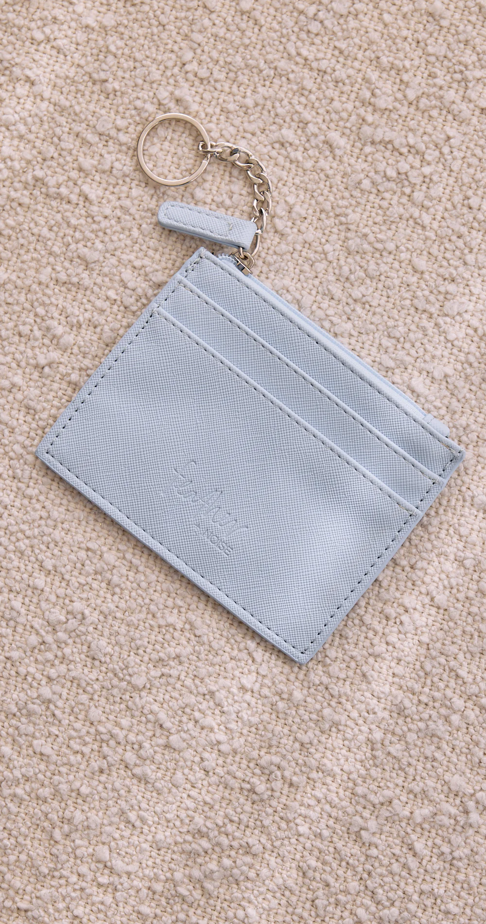 Mira Keychain Card Wallet - Baby Blue