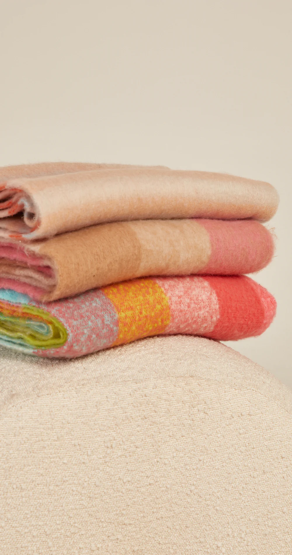 Myles Scarf - Blush Stripe - Image 5