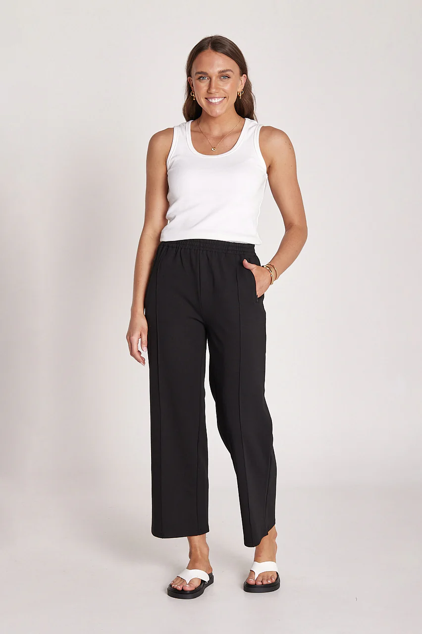 Noah Cropped Pant - Black - Image 4