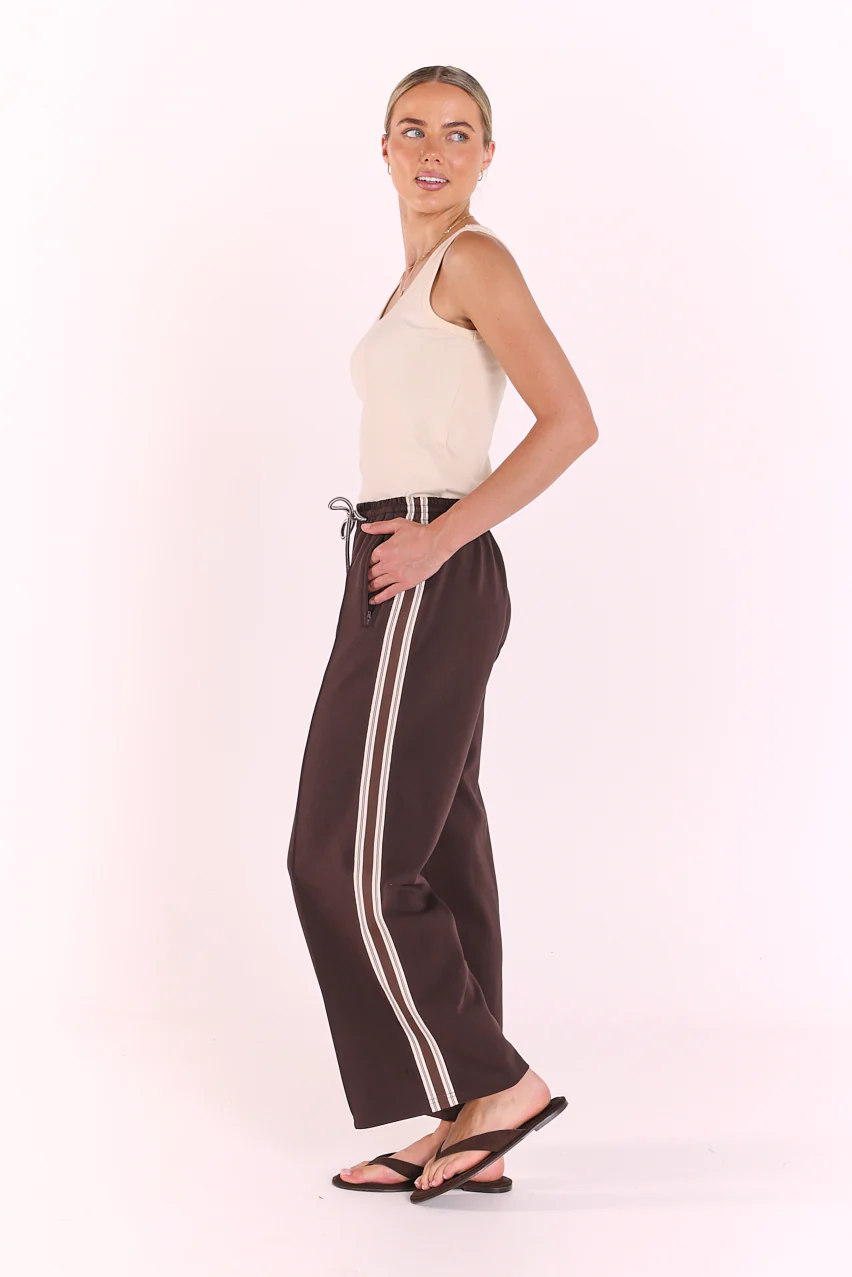 Noah Cropped Pant - Luxe Dark Chocolate