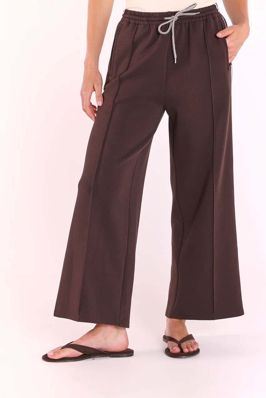 Noah Cropped Pant - Luxe Dark Chocolate - Image 3