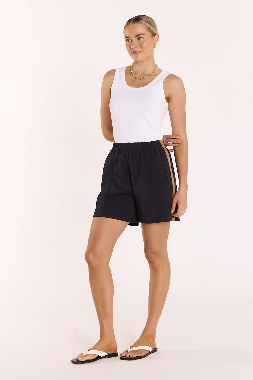 Noah Short - Navy Camel Stripe - Image 5