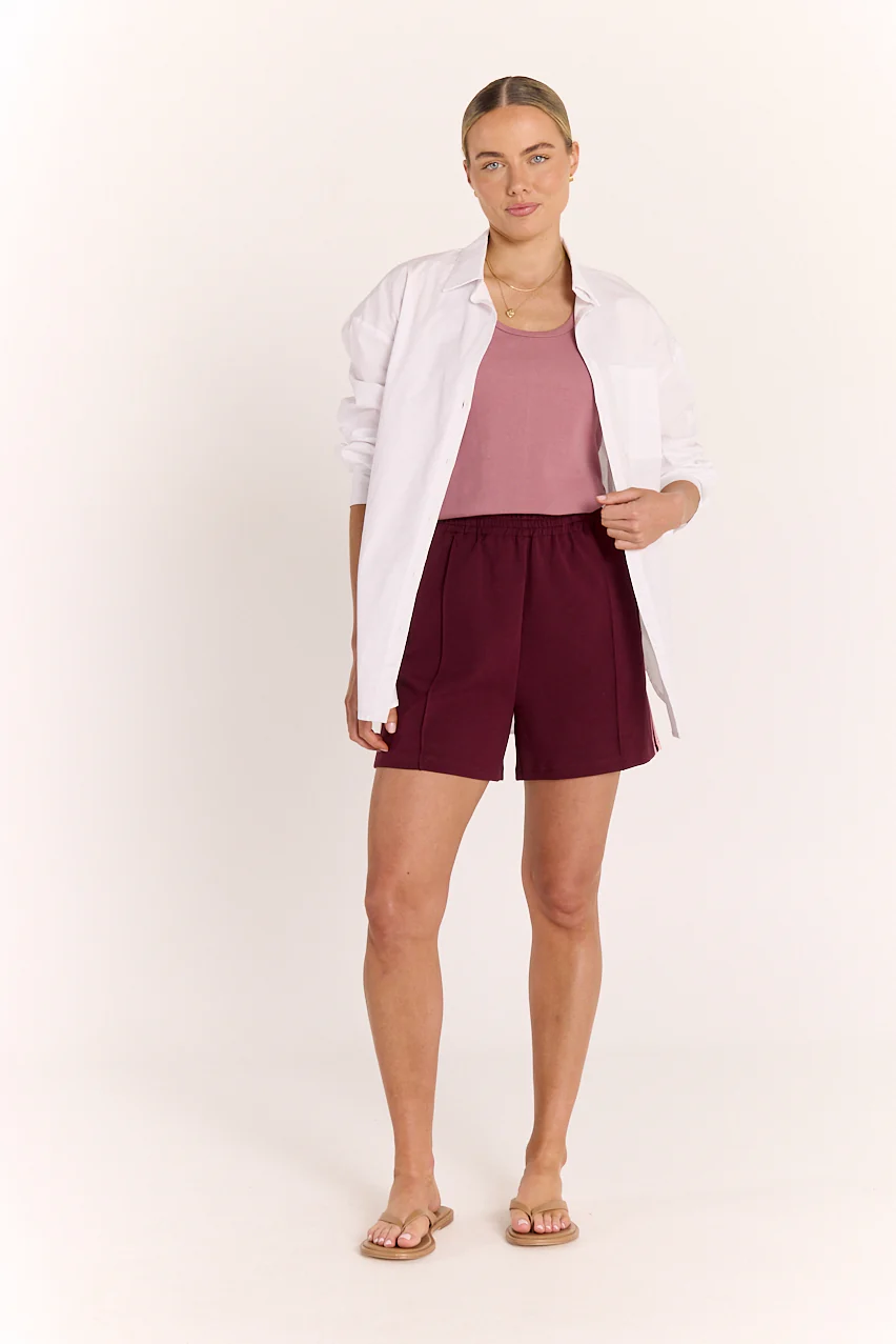 Noah Short - Plum Pink Stripe - Image 3
