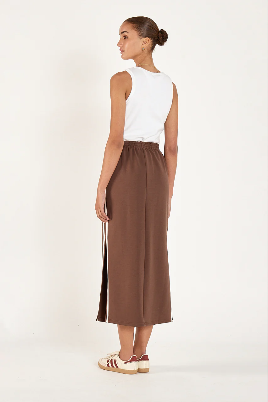 Noah Skirt - Chocolate Cream Stripe - Image 6