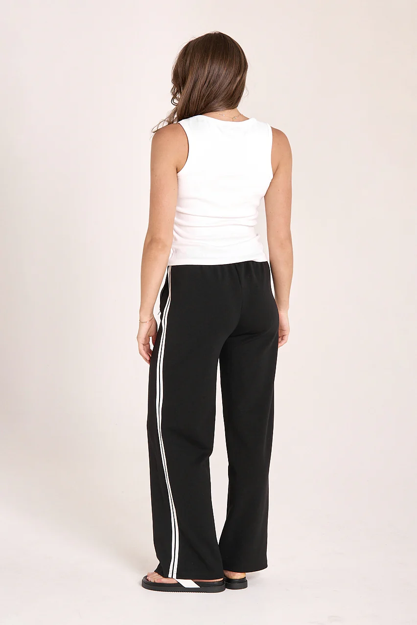 Noah Wide Pant - Black Stripe - Image 5