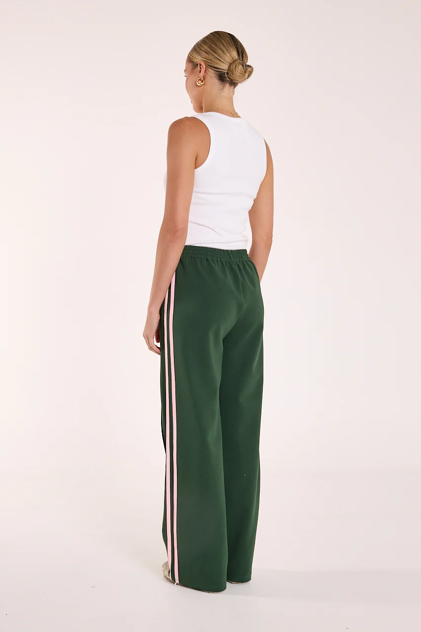 Noah Wide Pant – Forest Pink Stripe - Image 6