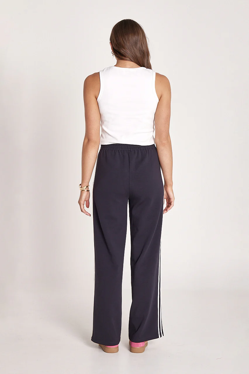 Noah Wide Pant - Navy Stripe - Image 5
