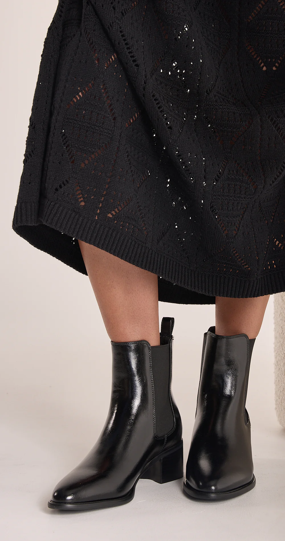 Novalee Boot - Black Shine - Image 4