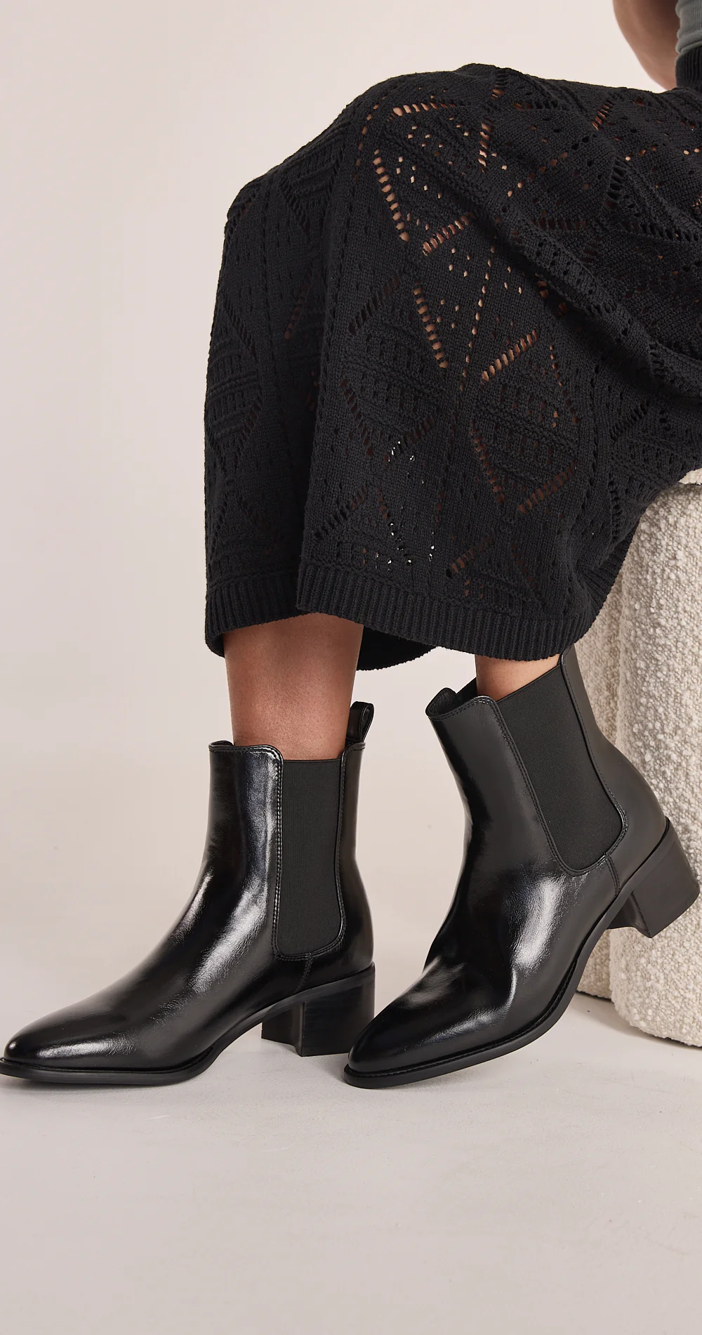 Novalee Boot - Black Shine - Image 5