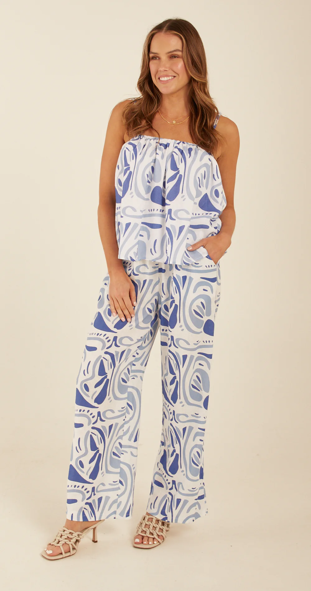 Paradise Cami - Blue Print - Image 6