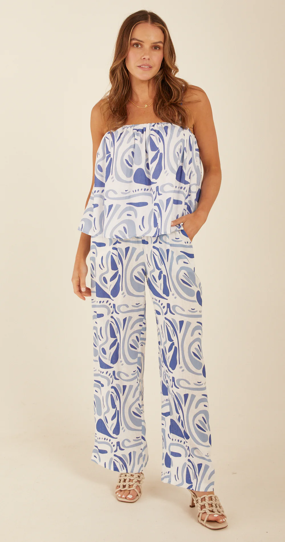 Paradise Cami - Blue Print - Image 8