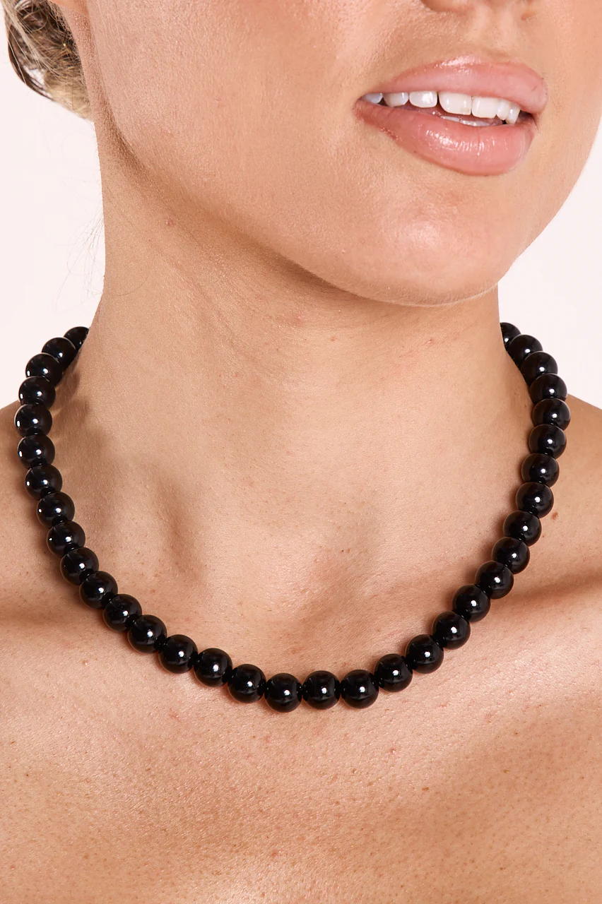 Peyton Beaded Necklace - Midnight Sky