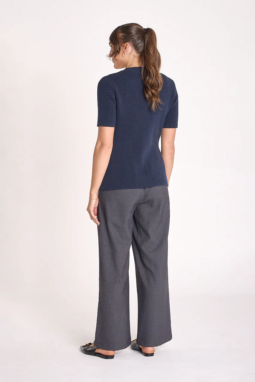 Phoebe Top - Navy - Image 4
