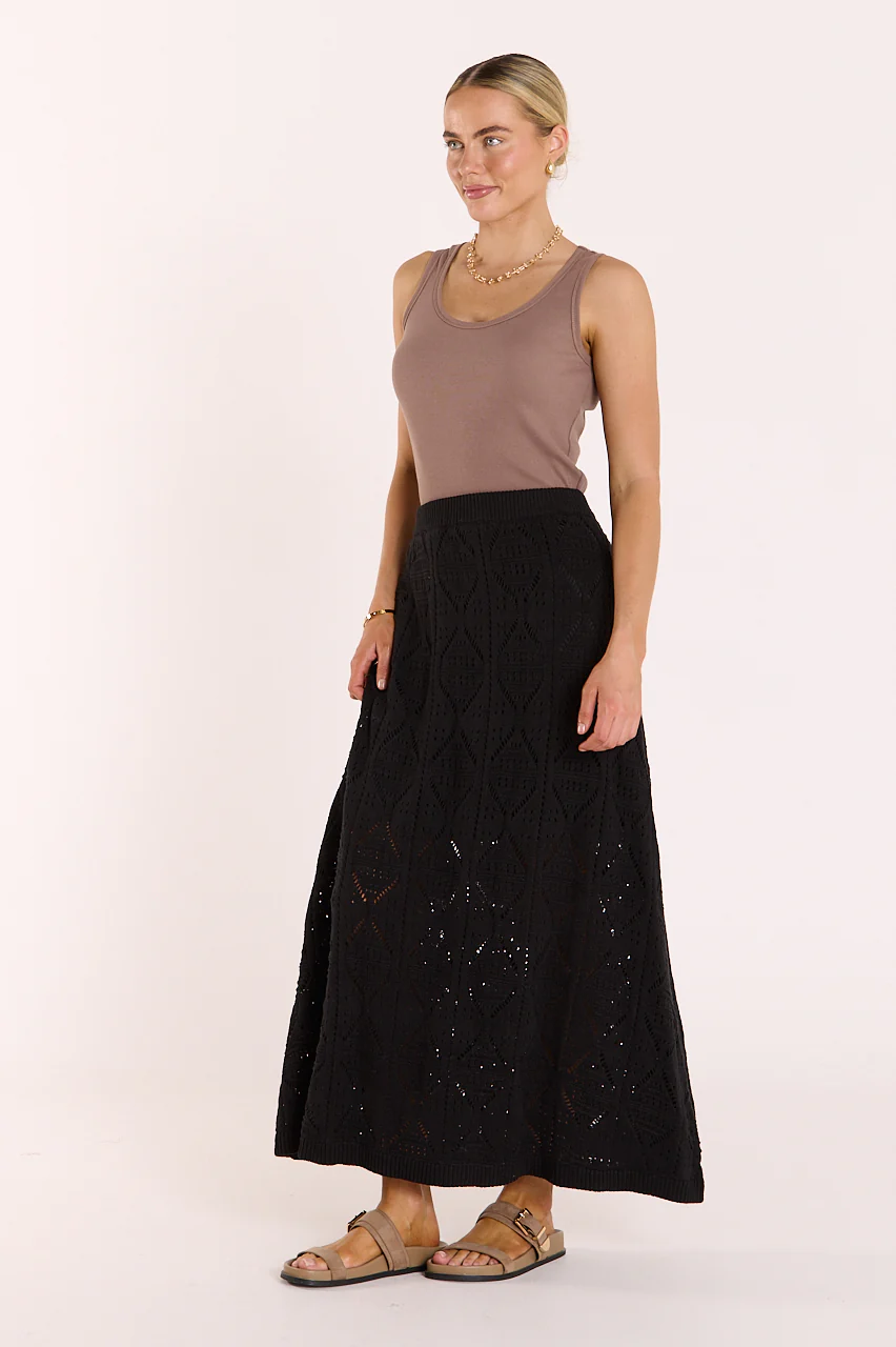 Poppy Skirt - Black - Image 4