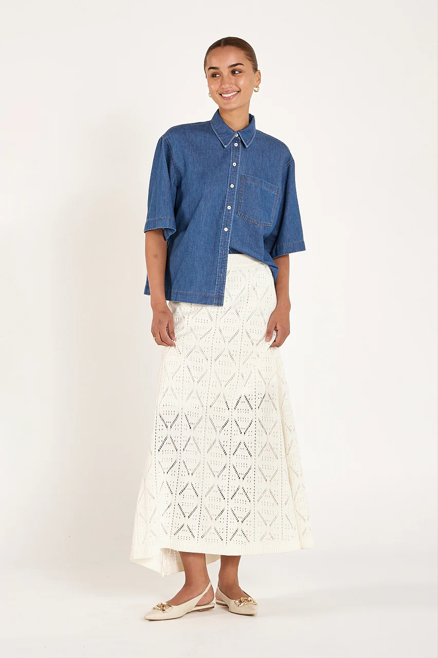 Poppy Skirt - Cream - Image 3