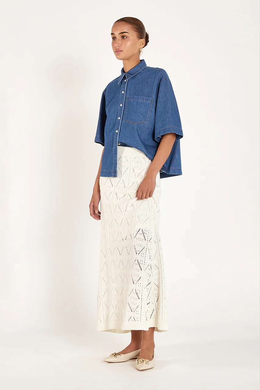 Poppy Skirt - Cream - Image 8