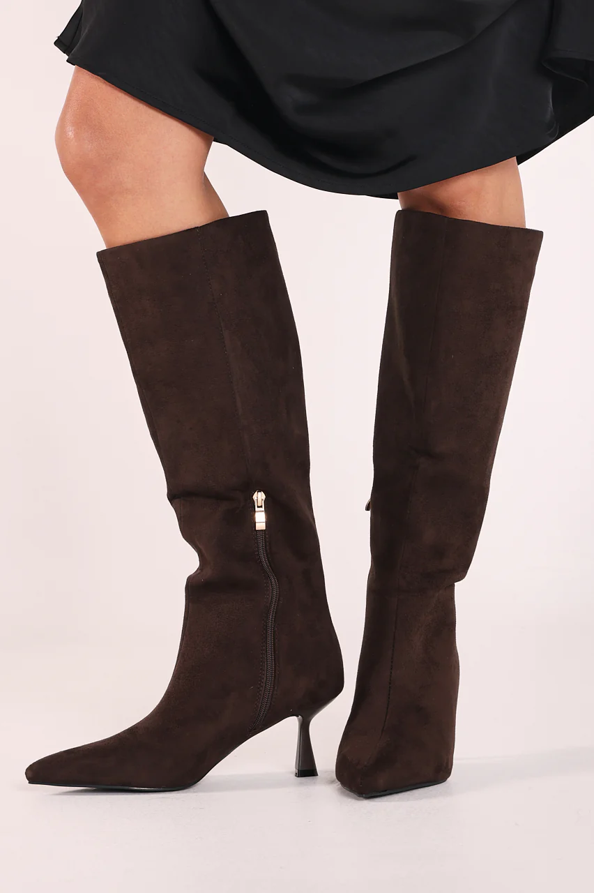 Portie Boot - Dark Cacao Suede - Image 4