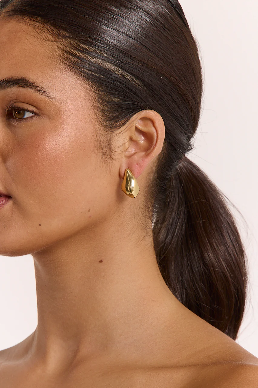 Raya Earrings - Gold - Image 2