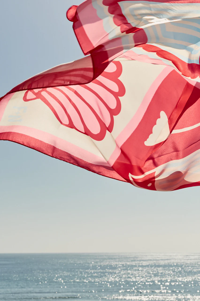Resort Scarf - Tile Print - Image 3