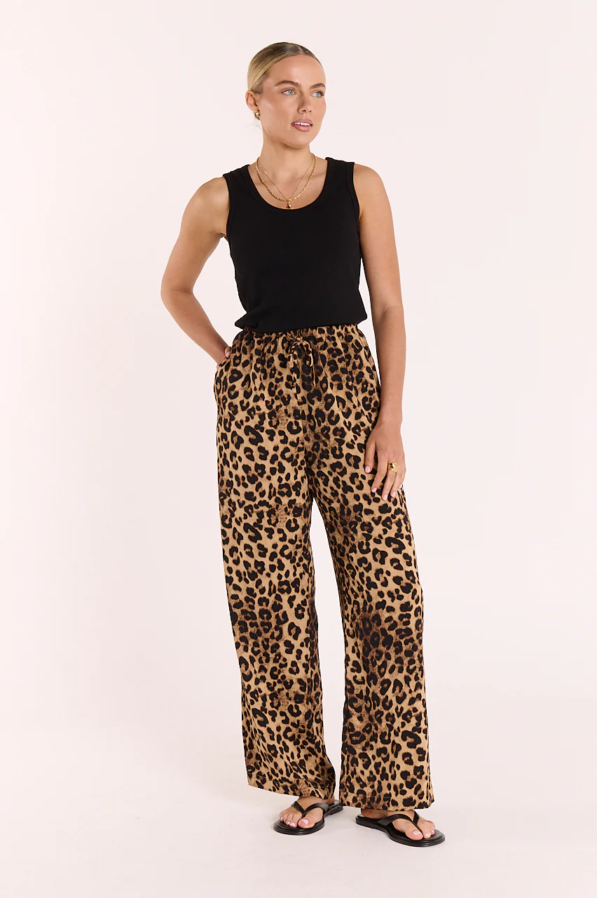 Riley Pant - Leopard - Image 3