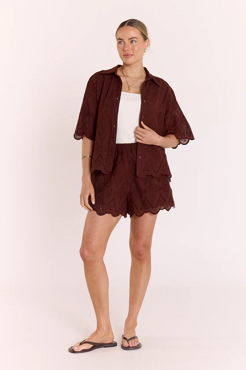 Sienna Short - Chocolate - Image 4