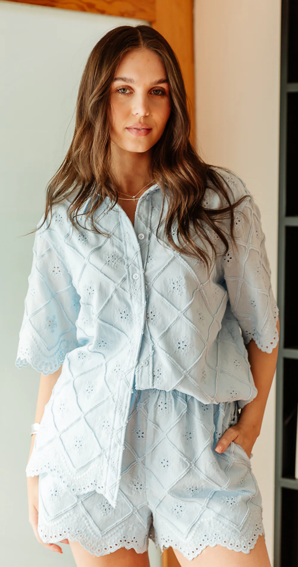 Sienna Short - Powder Blue - Image 11