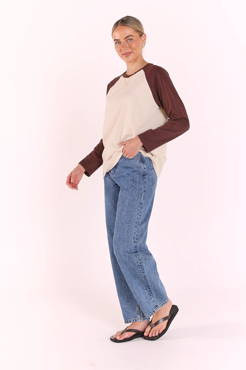 Sloane Tee - Chocolate Cream - Image 5