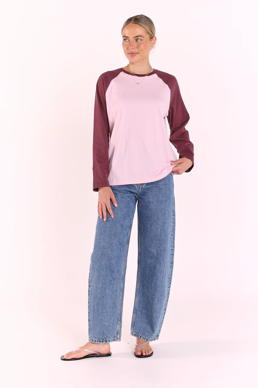 Sloane Tee - Plum Blush - Image 6