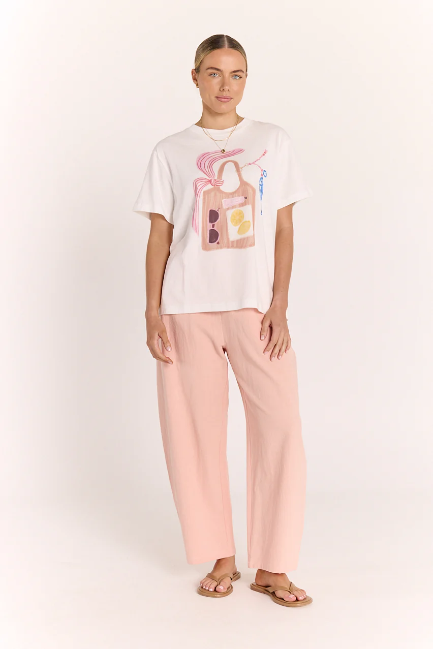 Summer Tote Graphic Tee - White - Image 3