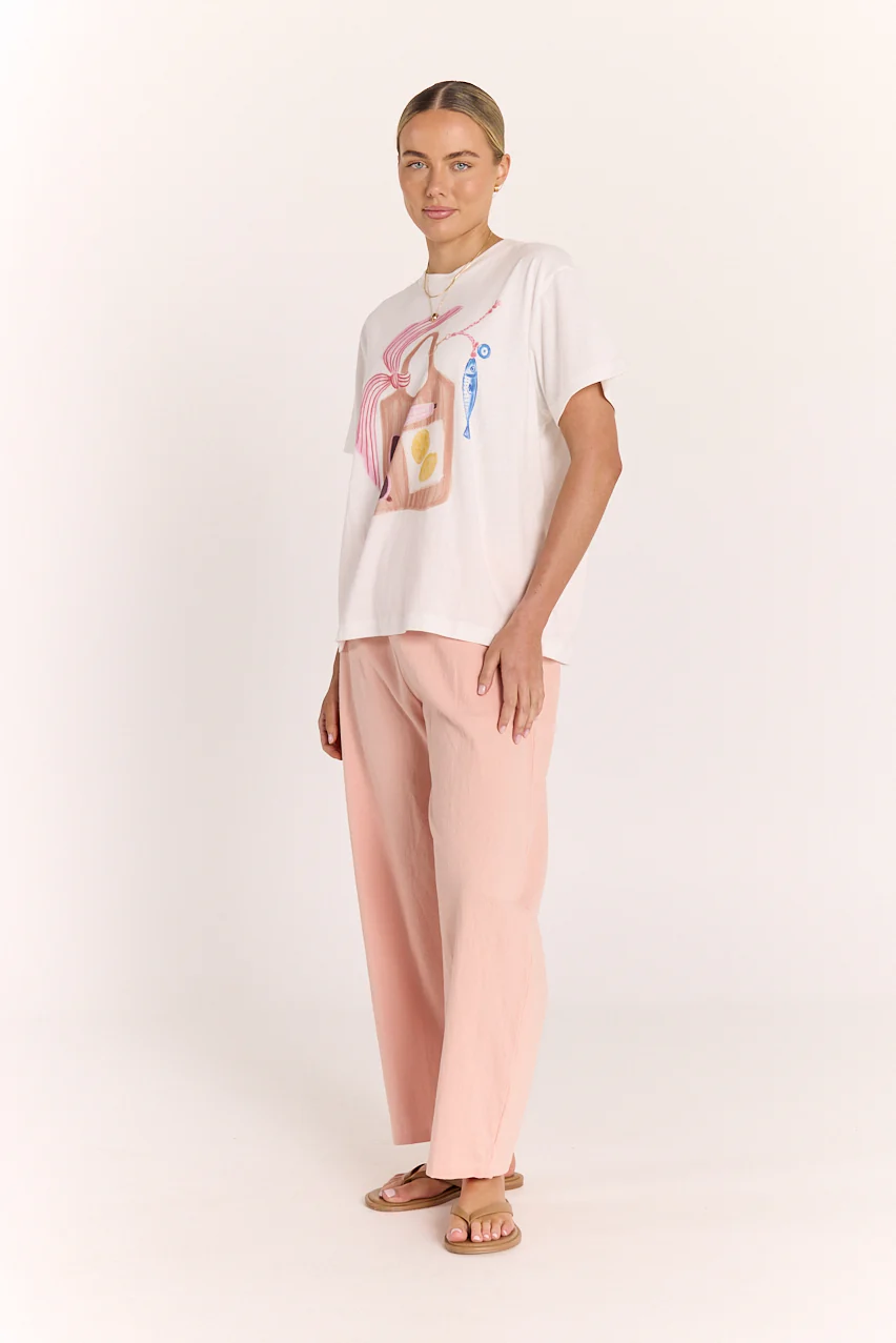 Summer Tote Graphic Tee - White - Image 5