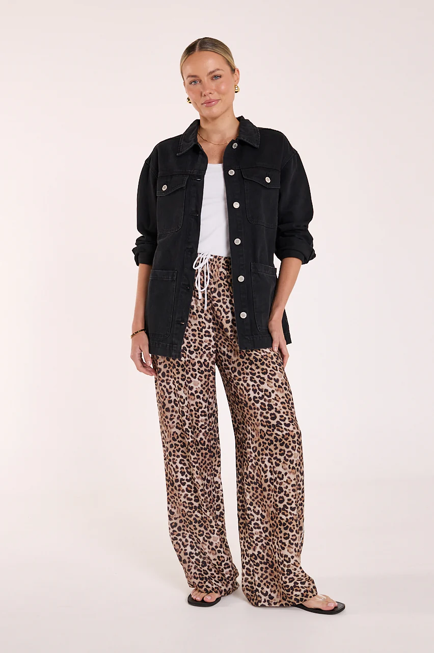 Tate Denim Jacket - Black - Image 3