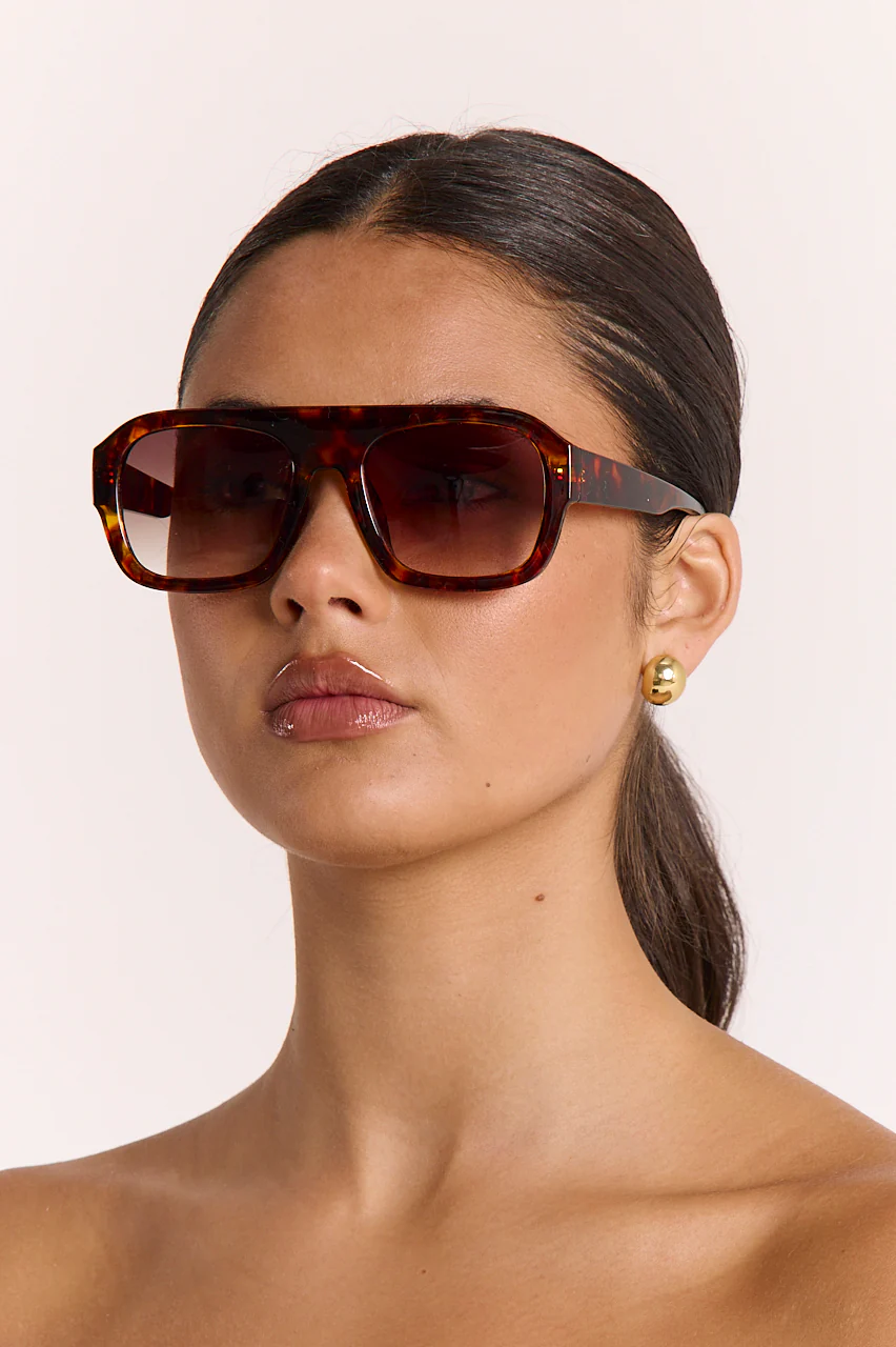 Trigg Sunglasses - Dark Tort - Image 4