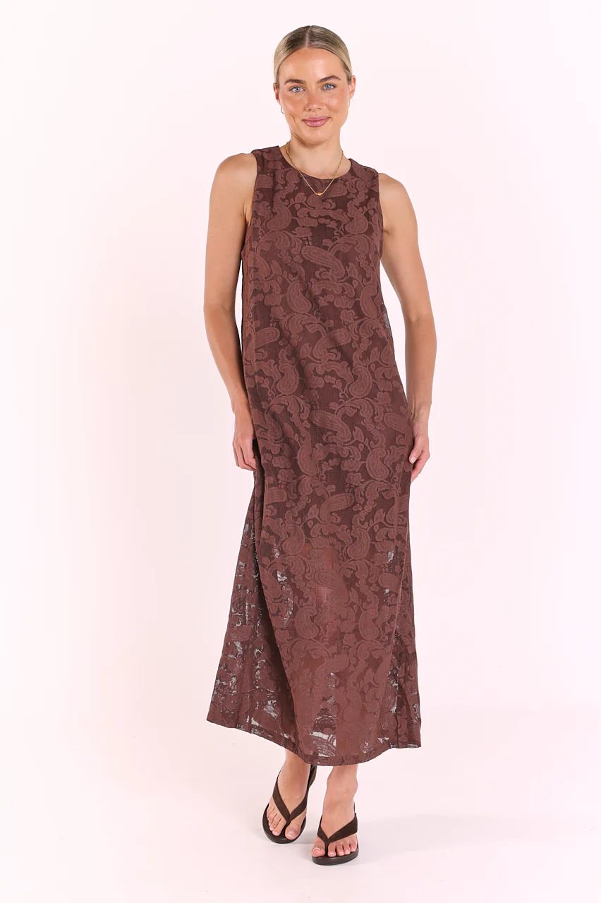 Valerie Dress - Cocoa Lace - Image 3