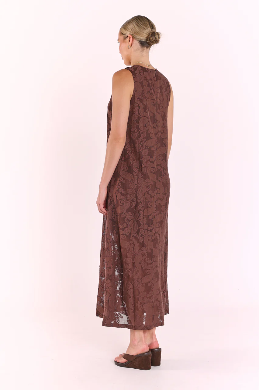 Valerie Dress - Cocoa Lace - Image 6