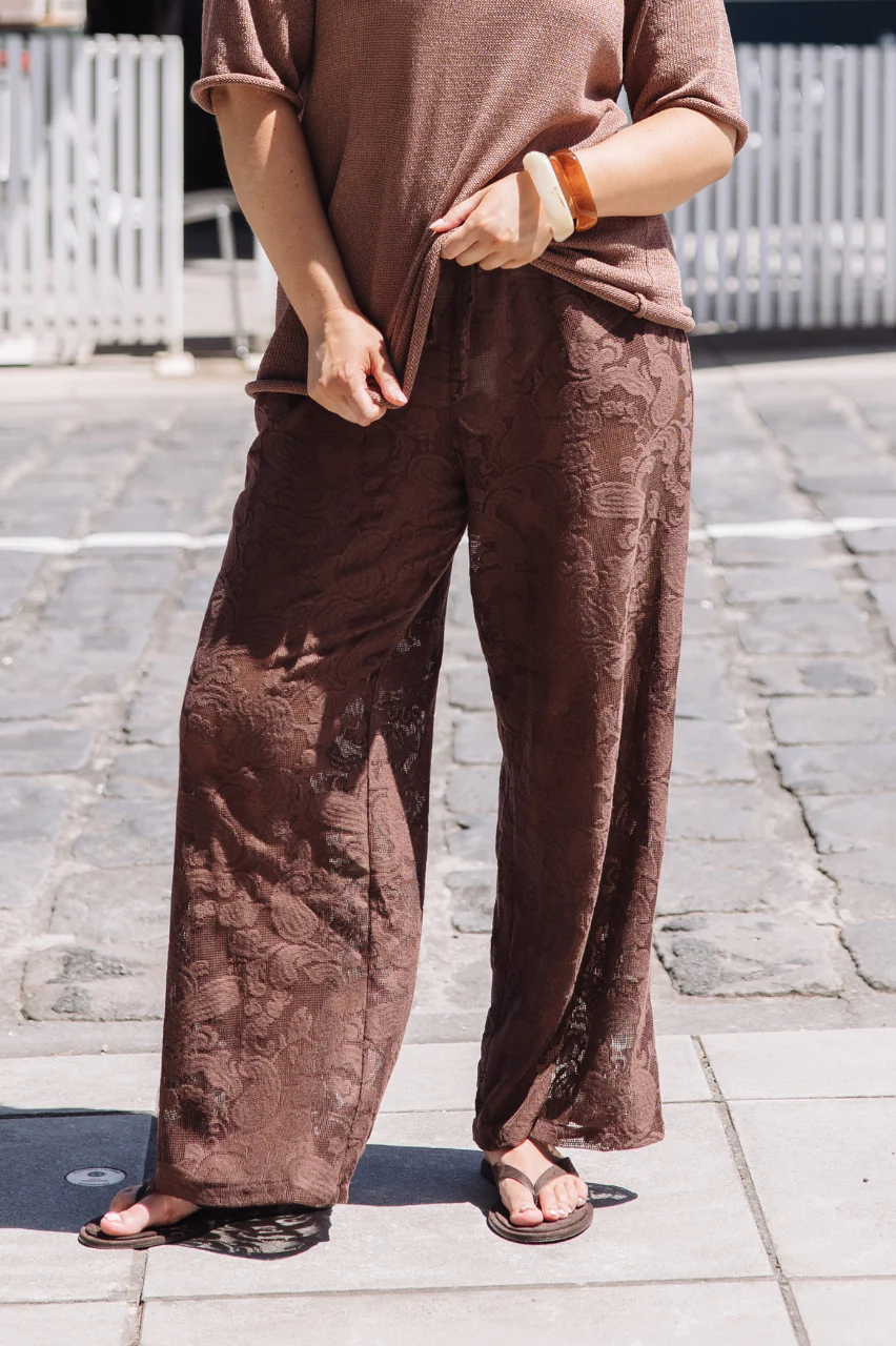 Valerie Pant - Cocoa Lace - Image 2