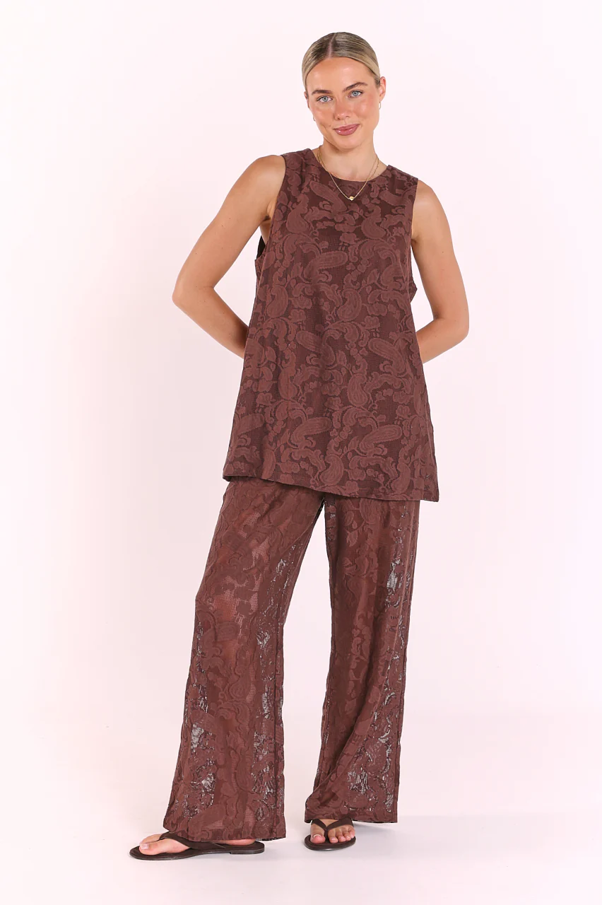 Valerie Pant - Cocoa Lace - Image 5