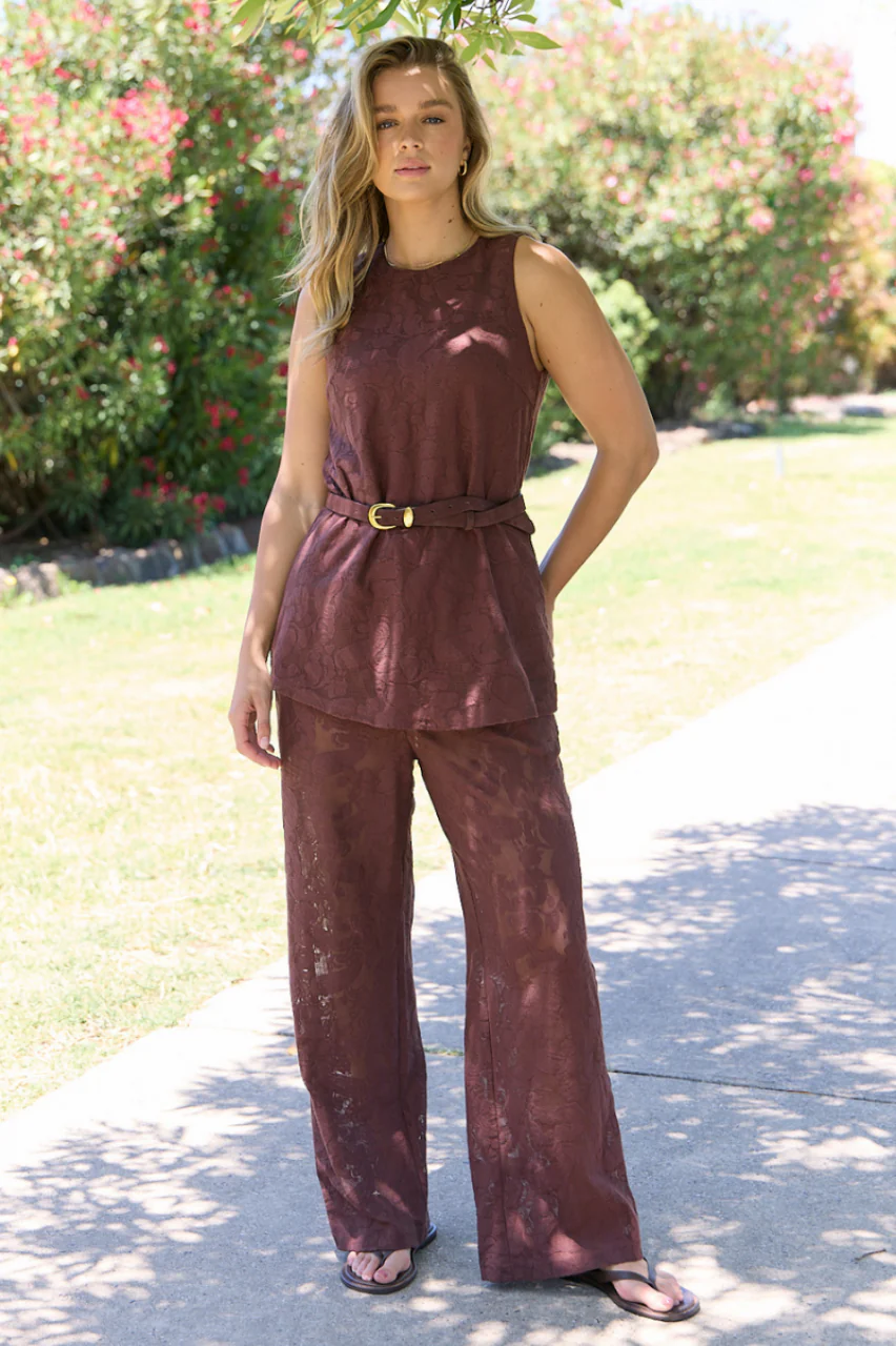Valerie Pant - Cocoa Lace - Image 6