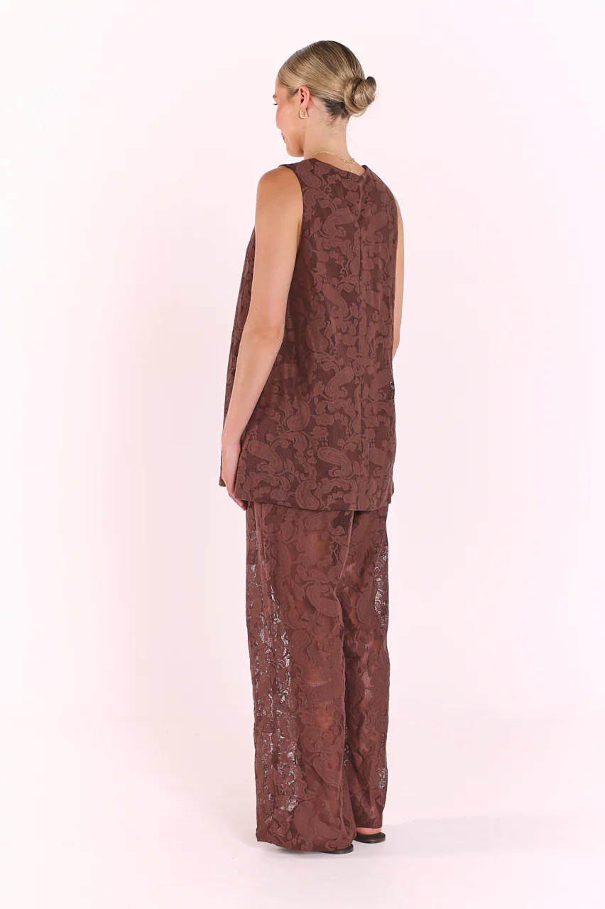 Valerie Pant - Cocoa Lace - Image 8