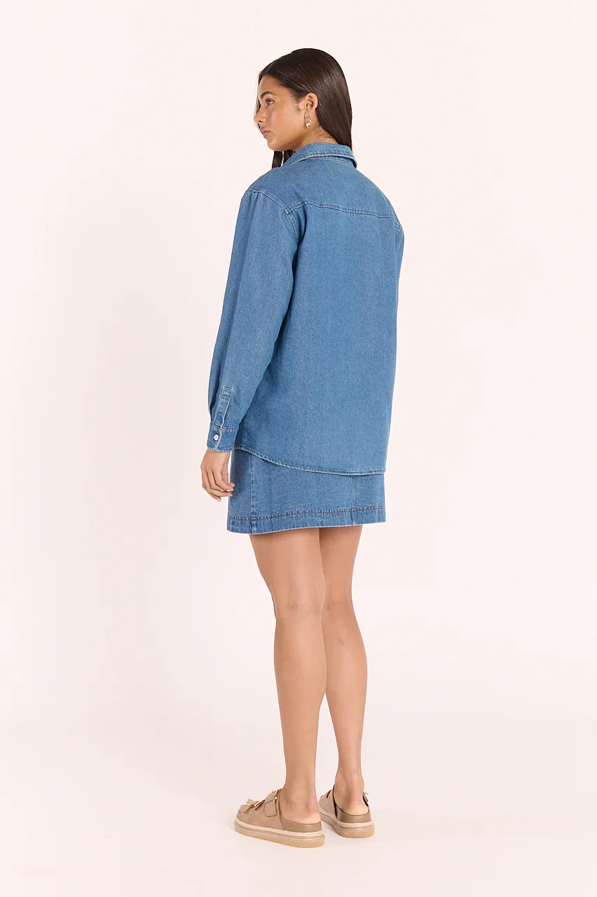 Violet Shirt - Amalfi Blue - Image 8