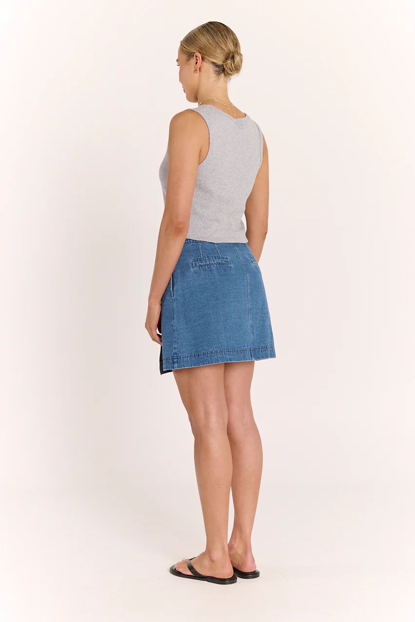 Violet Wrap Skirt - Amalfi Blue - Image 7