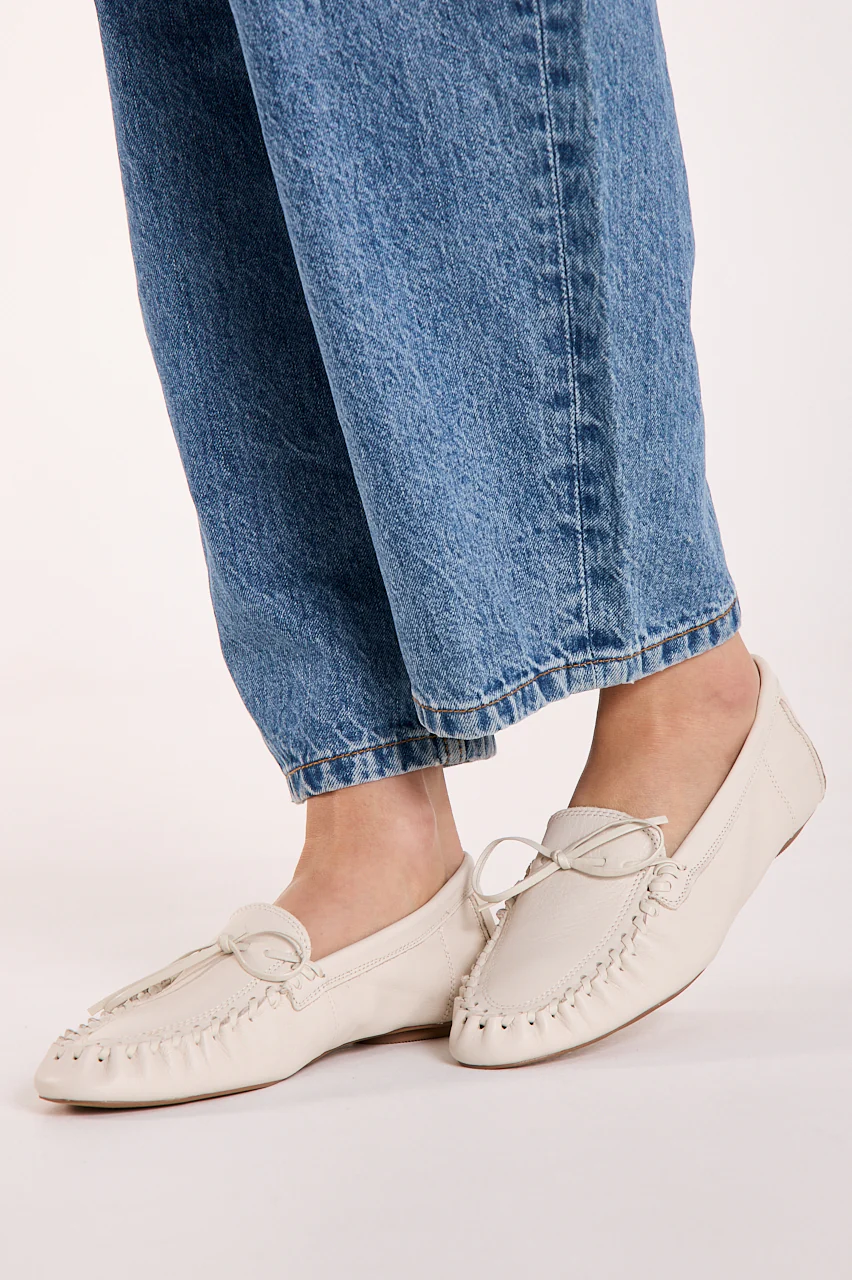 Vorlage Loafer - Cream Leather - Image 2