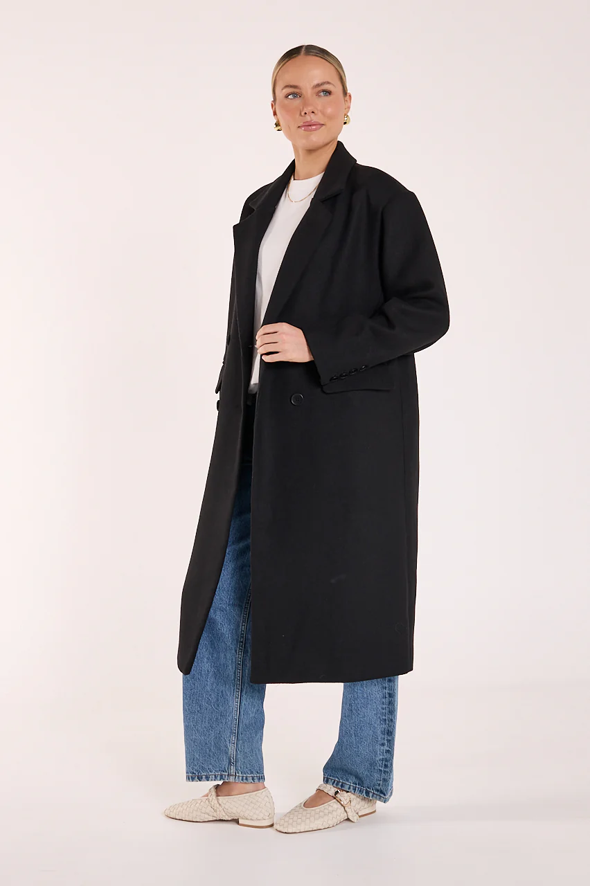 Walker Coat - Black - Image 5