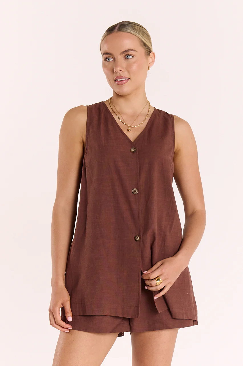 Xander Top - Chocolate - Image 2