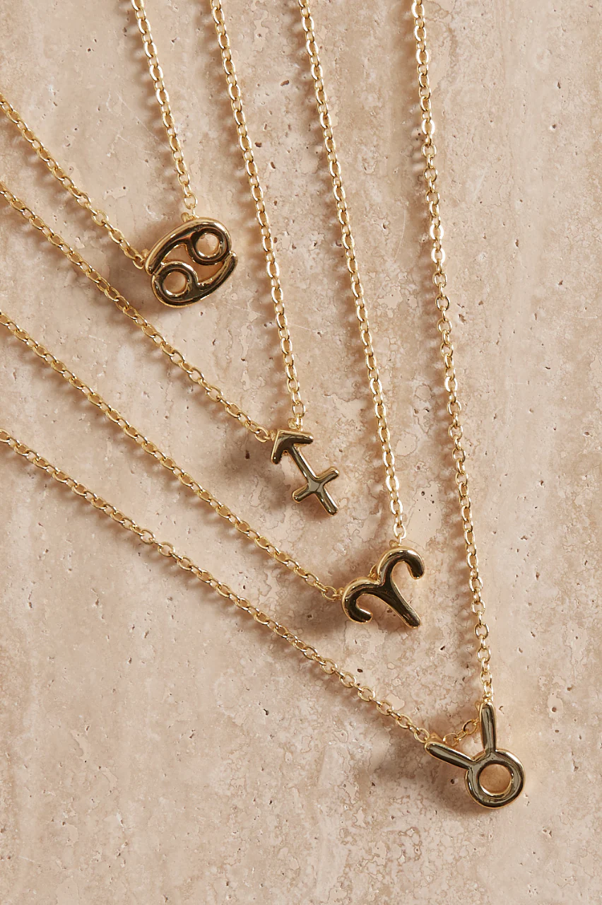 Zodiac Necklace - Gold - Image 4